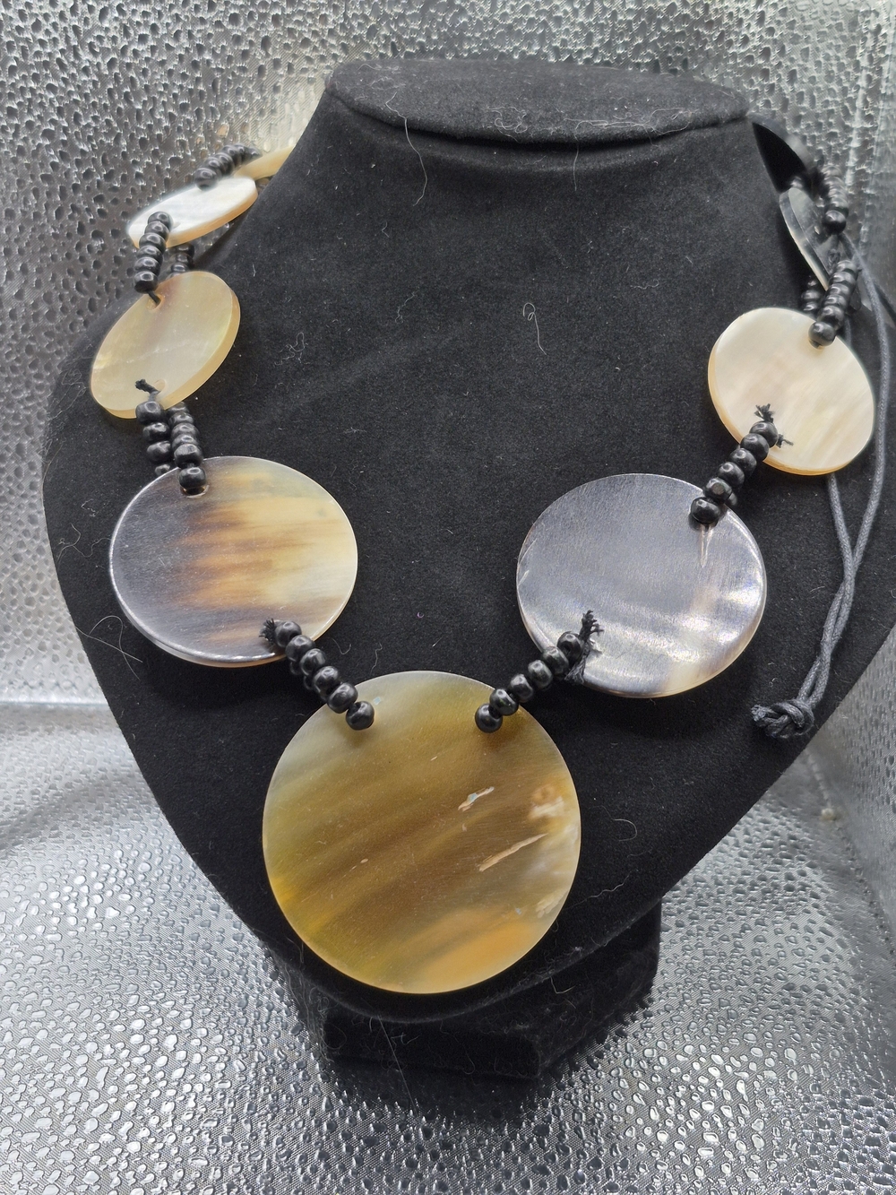 Handcrafted Multi Brown Colored Buffalo Horn Nexklace